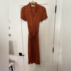WeWoreWhat belted shirt dress